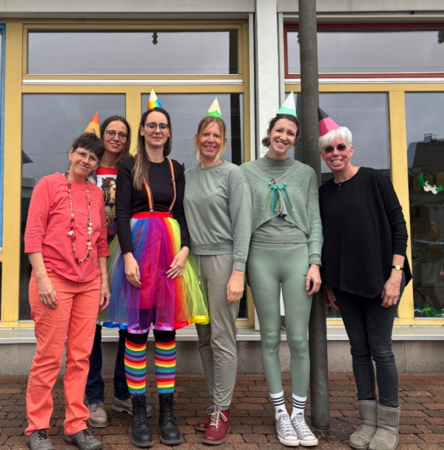 Feiern auf dem Pausenhof